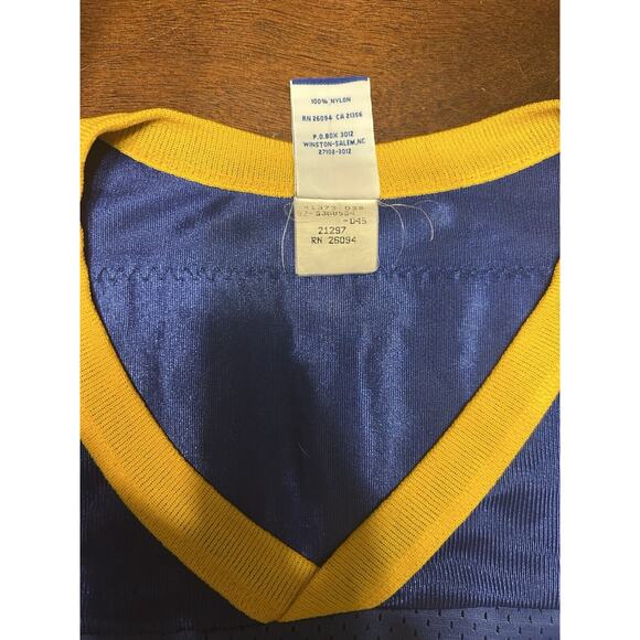 VTG 1997 St. Louis Rams Tony Banks #12 Alternative Champion NFL Jersey Size 52 - Picture 5 of 11